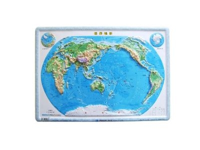 世界立體地形模型