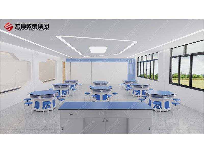 六邊形桌科學(xué)實驗室